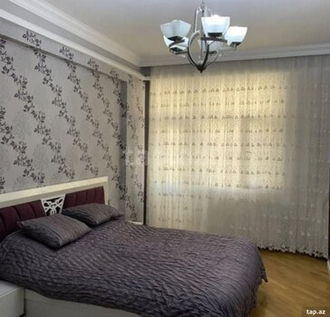 2-otaqlı mənzil kirayə verilir, İnşaatçılar m., 52 m²