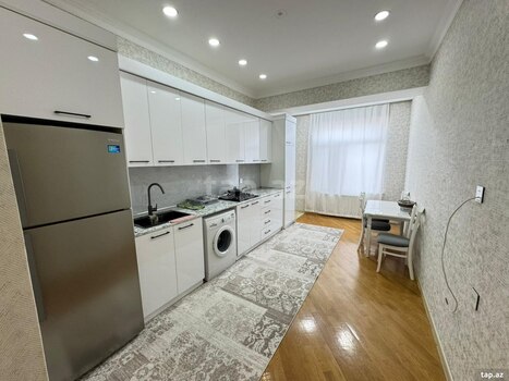 2-otaqlı yeni tikili kirayə verilir, Nəsimi r., 96 m²
