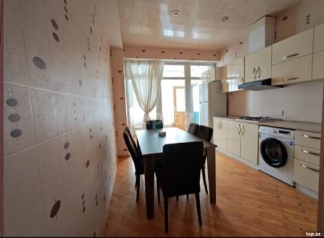3-otaqlı yeni tikili kirayə verilir, N.Nərimanov m. , 100 m²