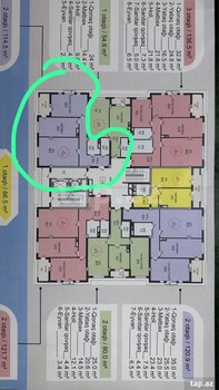 2-otaqlı yeni tikili, Suraxanı r., 114 m²