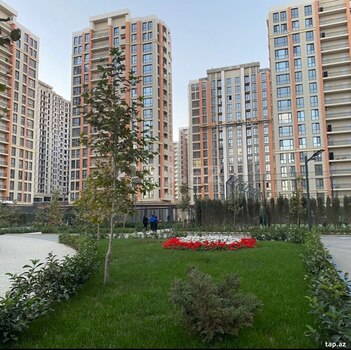 2-otaqlı yeni tikili, Yasamal r., 44 m²