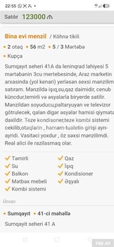 2-otaqlı mənzil, Sumqayıt ş., 56 m²