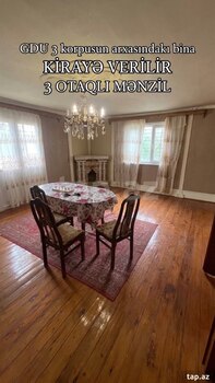3-otaqlı mənzil kirayə verilir, Gəncə ş., 100 m²