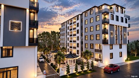 2-otaqlı yeni tikili, Şamaxı r., 35 m²