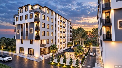 2-otaqlı yeni tikili, Şamaxı r., 35 m²