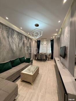 2-otaqlı yeni tikili kirayə verilir, Nəsimi r., 85 m²