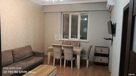 2-otaqlı yeni tikili kirayə verilir, Xırdalan ş., 58 m²