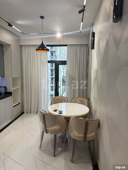2-otaqlı yeni tikili, Yasamal r., 90 m²