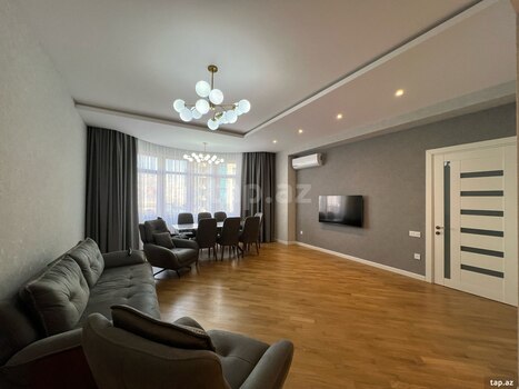 3-otaqlı yeni tikili kirayə verilir, Səbail r., 130 m²