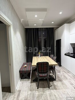 2-otaqlı yeni tikili kirayə verilir, N.Nərimanov m., 100 m²