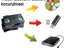 Video kasetlərin DVD disklərə köçürülməsi