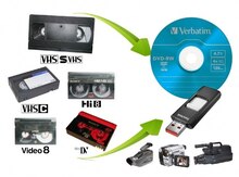 Video kassetlərin diskə yazılması