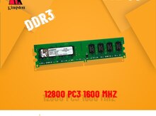 Desktop Ram memory "Kingston DDR3" (8Gb 1600 Mhz)