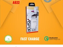 Adapter "Aspor A822" (Type C Cable Qualcomm 3 Fast Charge)