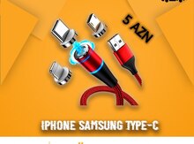 Maqnit USB kabel "Apple iPhone, Samsung"