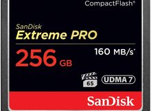 Yaddaş kartı "SanDisk 256GB Extreme Pro CompactFlash"