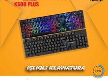 İşıqlı klaviatura "Jedel K500+" (Led Keyboard)