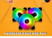 Rgb Kuler "Coolmoon Jade" Led 120mm (Programable Case Fan)