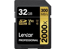 "Lexar Professional 32GB 2000x" SD yaddaş kartı