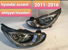 "Hyundai Accent 2011-2016" faraları