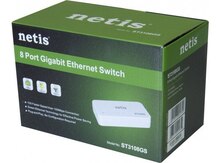 "Netis 8 Port ST3108Gs Gigabit Ethernet Switch" şəbəkə paylayıcı