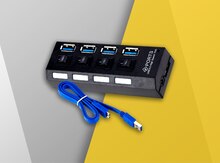 4 Portlu USB Adapter Kabel 