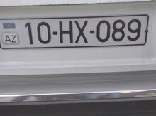 Avtomobil qeydiyyat nişanı - 10-HX-089