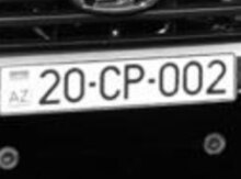 Avtomobil qeydiyyat nişanı - 20-CP-002