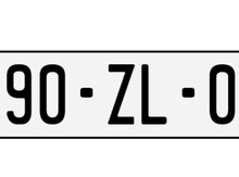 Avtomobil qeydiyyat nişanı - 90-ZL-098