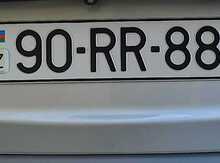 Avtomobil qeydiyyat nişanı - 90-RR-888