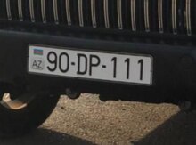 Avtomobil qeydiyyat nişanı - 90-DP-111