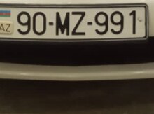 Avtomobil qeydiyyat nişanı - 90-MZ-991