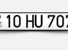 Avtomobil qeydiyyat nişanı - 10-HU-707