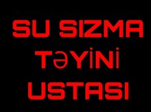Su sızmasının təyini