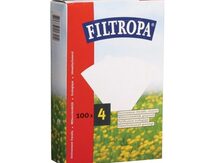 Qəhvə "Filtropa Paper Filters 04/100 pcs"