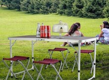 Piknik ovçu balıqçı masa dəsti 
