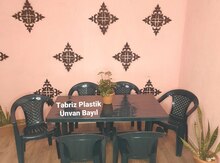 Plastik masa və oturacaqlar