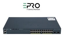 Switch Cisco C2960X 24 PoE x 1gbit / SFP 2 x 10gbit / 24PD-L / 370W