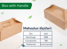 "Box with handle" qutuların sifarişi
