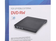 "Pop-up Mobil Xarici USB 3.0 Xarici CD/DVD-RW " DVD yazıcı sürücüsü
