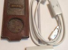 "iPod Nano" adapteri, USB kabeli və saxlama qabı 