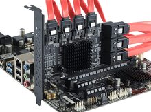 SATA çoxaldıcı "PCIE To SATA Card" ( 10 port)