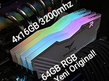 RAM "Team Delta RGB DDR4 4x16gb 3200"