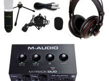 Studia avadanığı "M-audio Mtrack Duo pack"