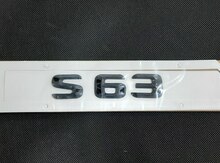 "Mercedes S63" emblemi