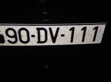 Avtomobil qeydiyyat nişanı - 90-DV-111