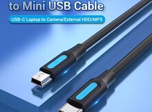 Kabel "USB Type C - Mini USB" (2M)