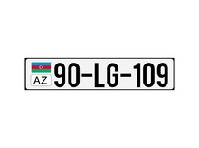 Avtomobil qeydiyyat nişanı - 90-LG-109