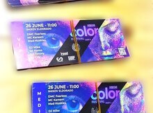 "Neon colorfest" bileti