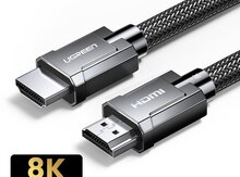 Kabel "UGREEN 8K HDMI M/M Round  with Braided 2m (Gr"
